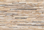 Whitewashed Wood Wall Mural - Image 2