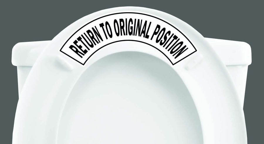 Return to Original Position Toilet Tweet