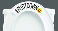 Put ME Down Smiley Toilet Tweet - Window Film World