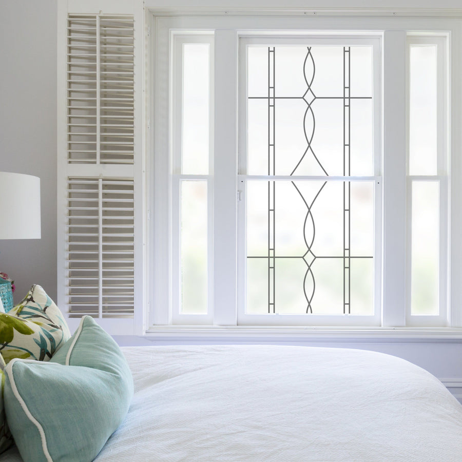 Allure Leaded Glass | Privacy Window Film (Static Cling)