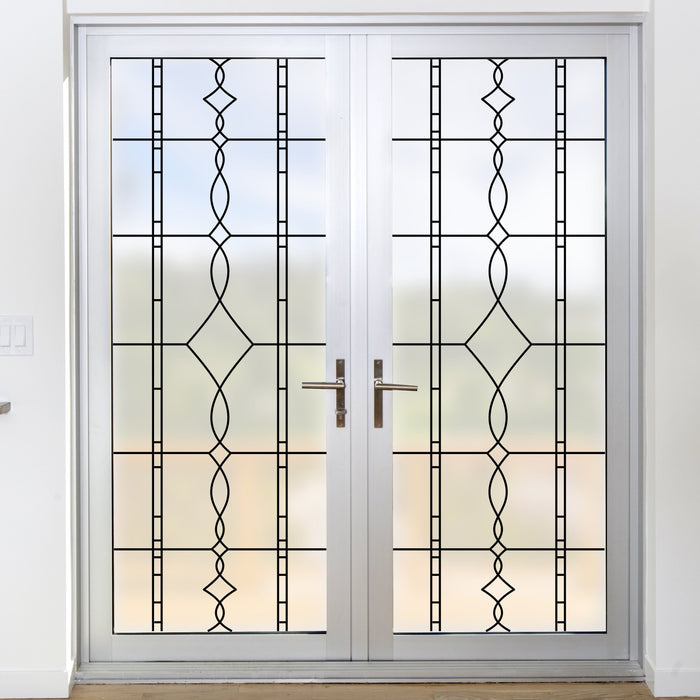 Allure Leaded Glass Sale | Privacy Window Film (Static Cling