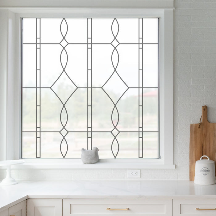 Allure Leaded Glass | Privacy Window Film (Static Cling)