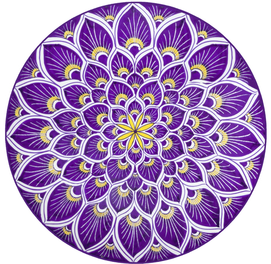 Amethyst Glass Door Decal (5.75