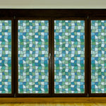 Atlantis Stained Glass Film | Privacy (Static Cling) - Image 10