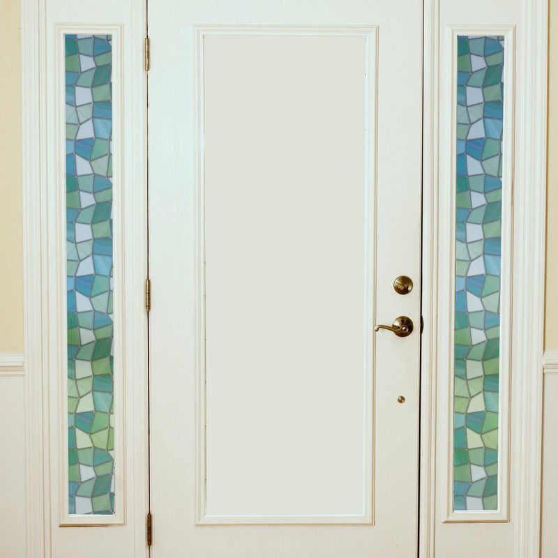 Stained Glass Window Film Rolls | Faux Leaded Colorful Decorative Films