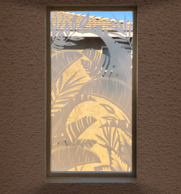 Bahama Breeze | Sliding Glass Door Film (Static Cling) - Window Film World