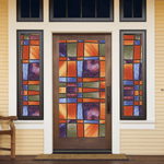Barcelona Stained Glass  Window Film | (Adhesive) - Image 1