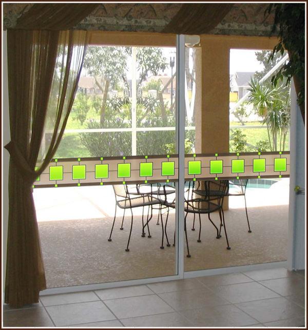Cairo | Stained Glass Border (Static Cling) - Window Film World