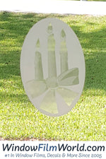 Oval Christmas Candle 4