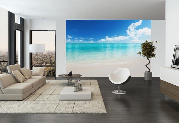 The Beach Wall Mural