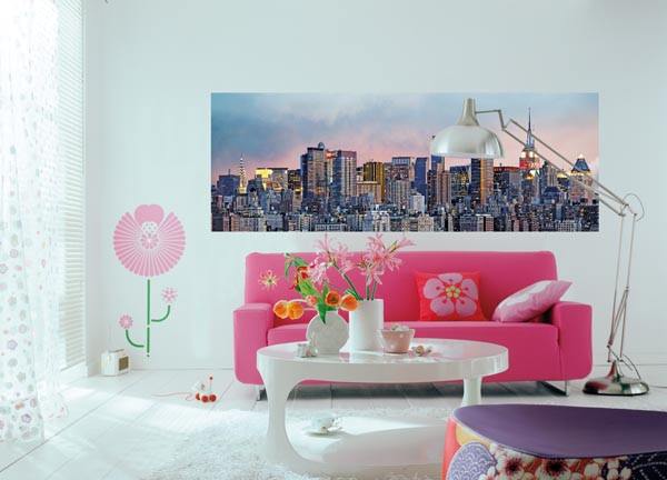 New York Skyline Wall Mural