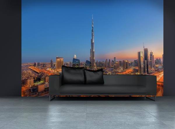 Burj Khalifah Wall Mural