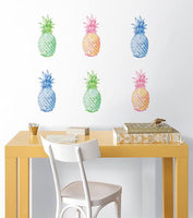 Pop Pineapples Wall Art Kit - Window Film World