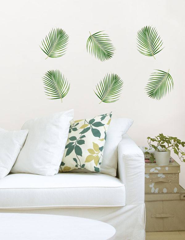 Wall Pops Paradise Palm Fronds Wall Art Kit