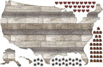 Country Living US Map Decal - Image 2