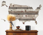 Country Living US Map Decal - Image 1