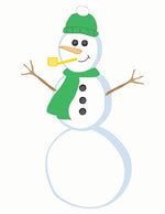 Decorate a Snowman Small Wall Art Kit - Image 4
