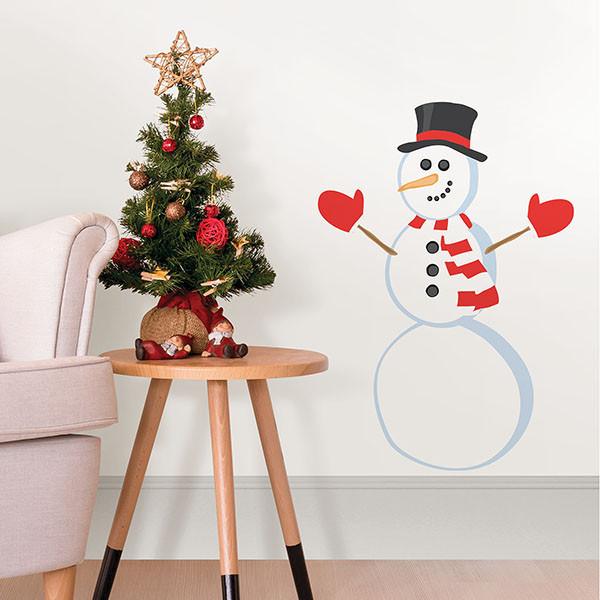 Decorate a Snowman Small Wall Art Kit