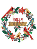 Happy Holidays Wreath Small Wall Art Kit - Image 2