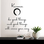 Karma Peel and Stick Wall Quote - Image 1