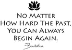 Begin Again Peel And Stick Wall Quote - Image 2