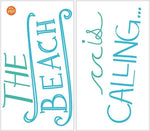 Beach is Calling Peel and Stick Wall Quote - Image 2