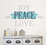 Joy Peace Love Wall Quote - Image 1