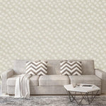 Dandelion Taupe Peel And Stick Wallpaper - Image 2
