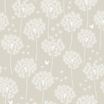 Dandelion Taupe Peel And Stick Wallpaper - Image 5