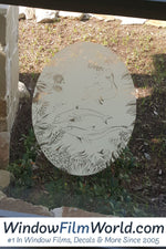 Oval Dolphin Scene | (Static Cling) - Image 7