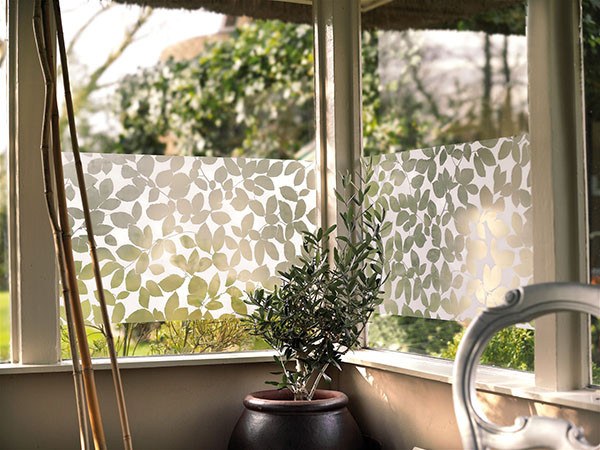 Leaf Decorative Window Film | Privacy (Static Cling)