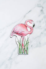 Flamingo Screen Door Saver Magnets (4.25