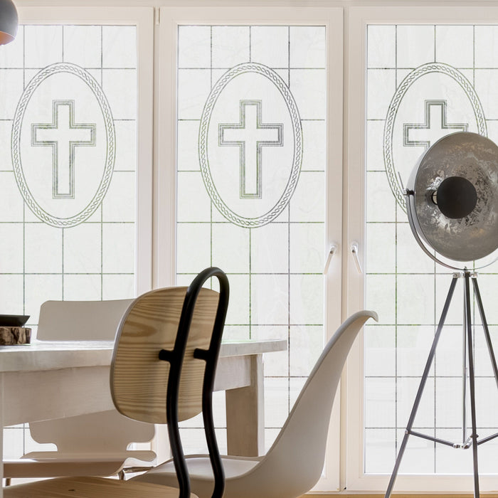 Faith | Decorative Window Film (Static Cling) - Window Film World