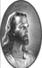 Oval Christ Etched Glass Decal | (Static Cling) - Window Film World