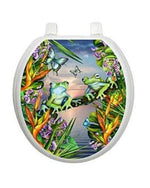 Frogs in the Moonlight Toilet Tattoo - Image 2