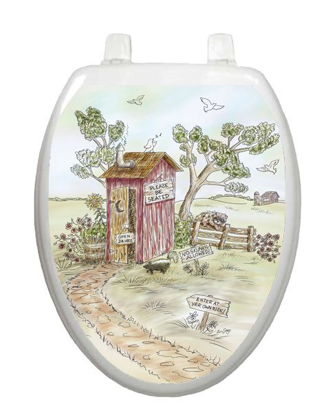 Lori's Outhouse Toilet Tattoos - Window Film World