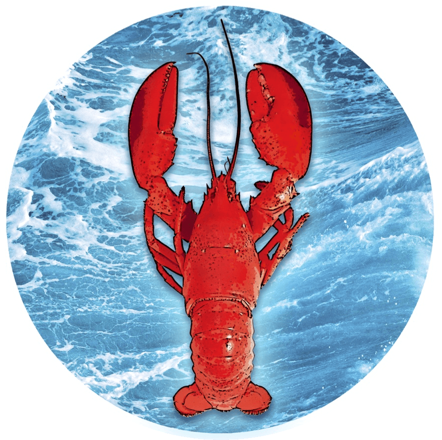 Lobster & Ocean Screen Door Magnets (5.75