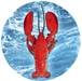 Lobster & Ocean Screen Door Magnets (5.75" x 5.75") - Window Film World