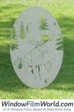 Oval Moose Scene | (Static Cling) - Image 8