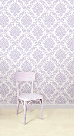 Purple Ariel Peel And Stick Wallpaper - Image 1