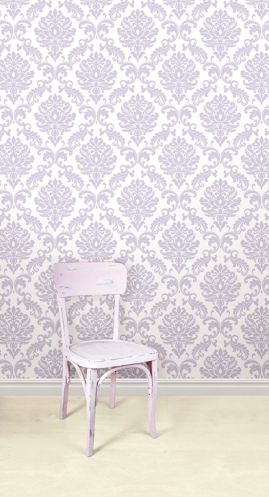 Purple Ariel Peel And Stick Wallpaper