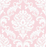 Pink Ariel Peel And Stick Wallpaper - Image 2