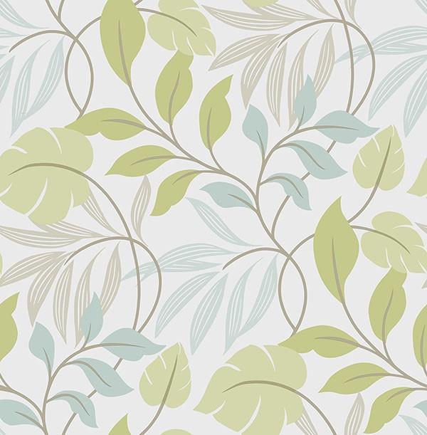 Blue and Green Meadow Peel And Stick Wallpaper - Window Film World
