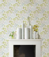 Blue and Green Meadow Peel And Stick Wallpaper - Window Film World