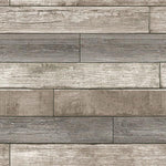 Reclaimed Wood Plank Natural Peel and Stick Wallpaper - Image 3