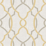 Sausalito Taupe/Yellow Peel and Stick Wallpaper - Image 2