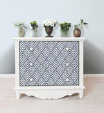 Arrowhead Deep Blue Peel and Stick Wallpaper - Image 5
