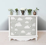 Clouds Grey Peel and Stick Wallpaper - Image 5