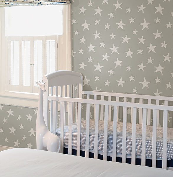 Stardust Grey Peel and Stick Wallpaper