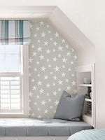 Stardust Grey Peel and Stick Wallpaper - Image 5